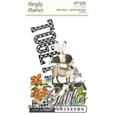 Simple Stories Simple Pages Pieces Die Cuts - Gather Together